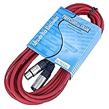 MCSPROAUDIO 25 foot Male to Female XLR microphone