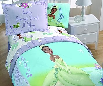 Amazon Com Princess And The Frog Twin Full Washable Light Up