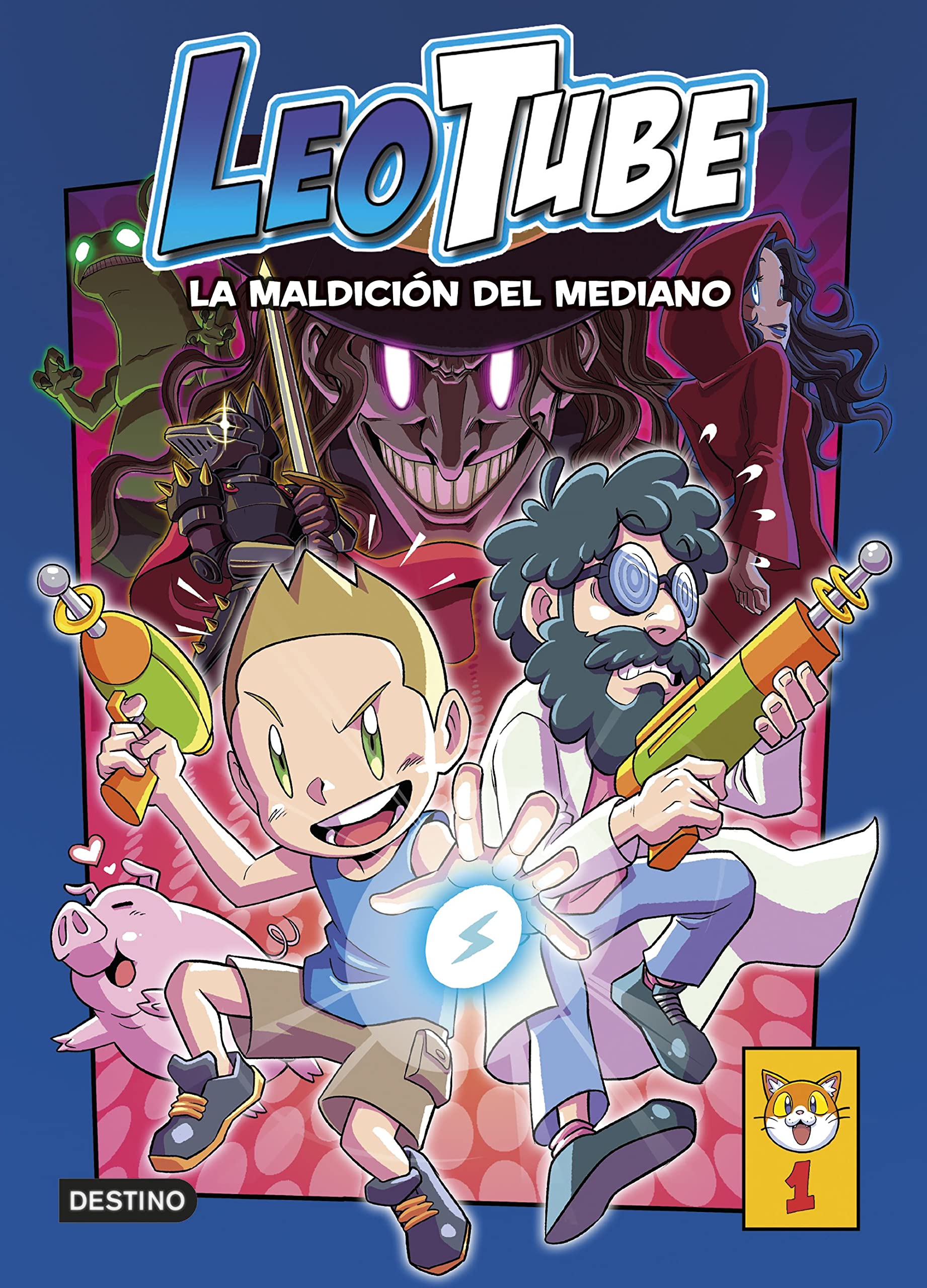 Portada de LeoTube 1. LeoTube y la maldición del mediano (Jóvenes influencers)