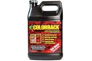 COLORBACK Red Mulch Dye, 12,800 Square Feet Coverage – Mulch Colorant for Landscaping & Garden Beds, Wood Mulch Dye, Mulch Color Restorer & Playground Bark Mulch, Eco-Friendly Mulch Paint, 1-Gallon