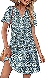 WIHOLL Spring Dresses for Women 2025 Midi Casual
