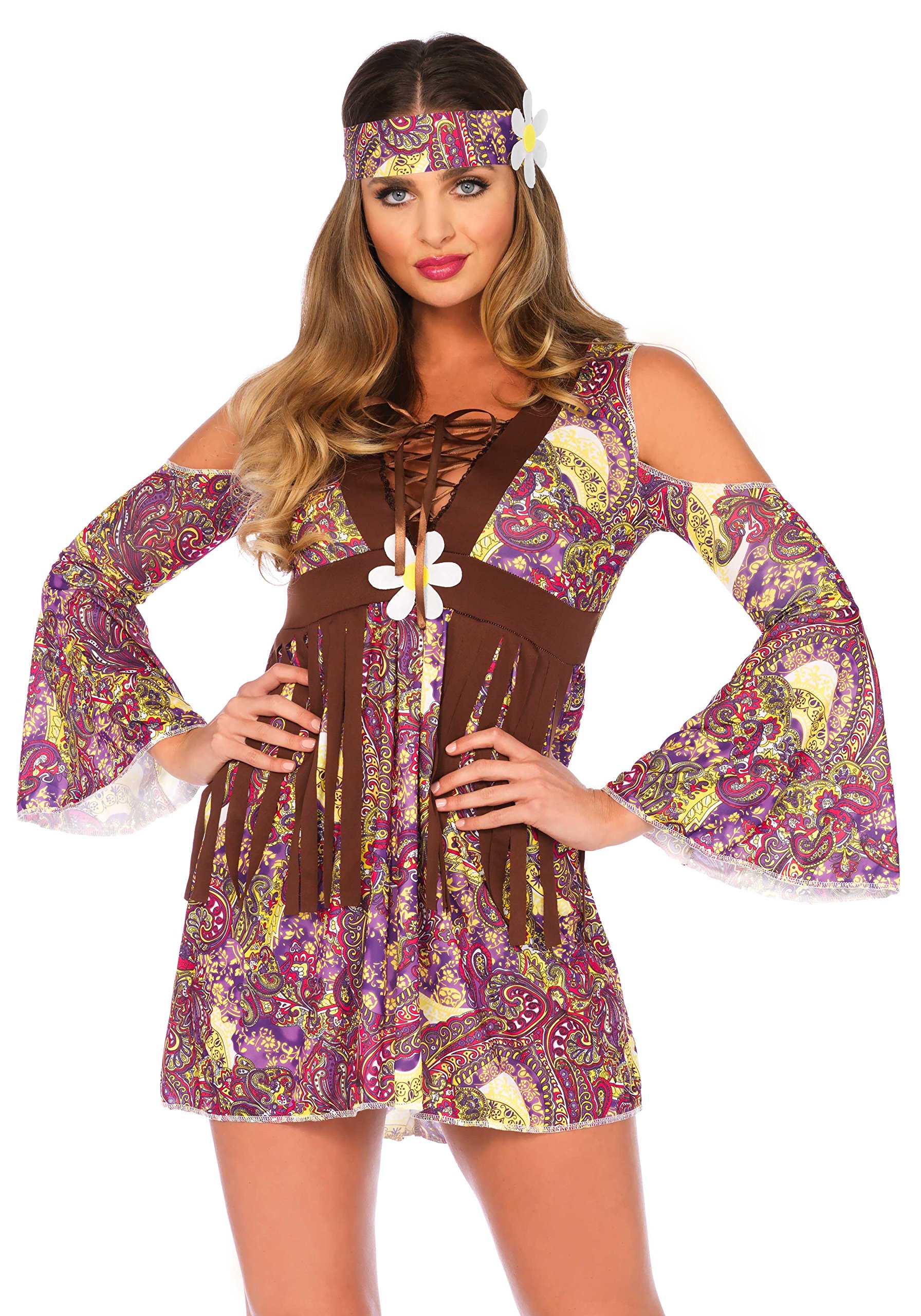 Wonderland W50396 - Women's BohoHippie Costume, M/L