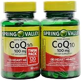 Spring Valley Co Q-10 100mg Heart Health Supplement, 120 Softgels
