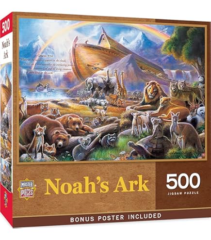 Amazon.com: Noah's Ark by Bill Bell ~ 550 Piece Puzzle