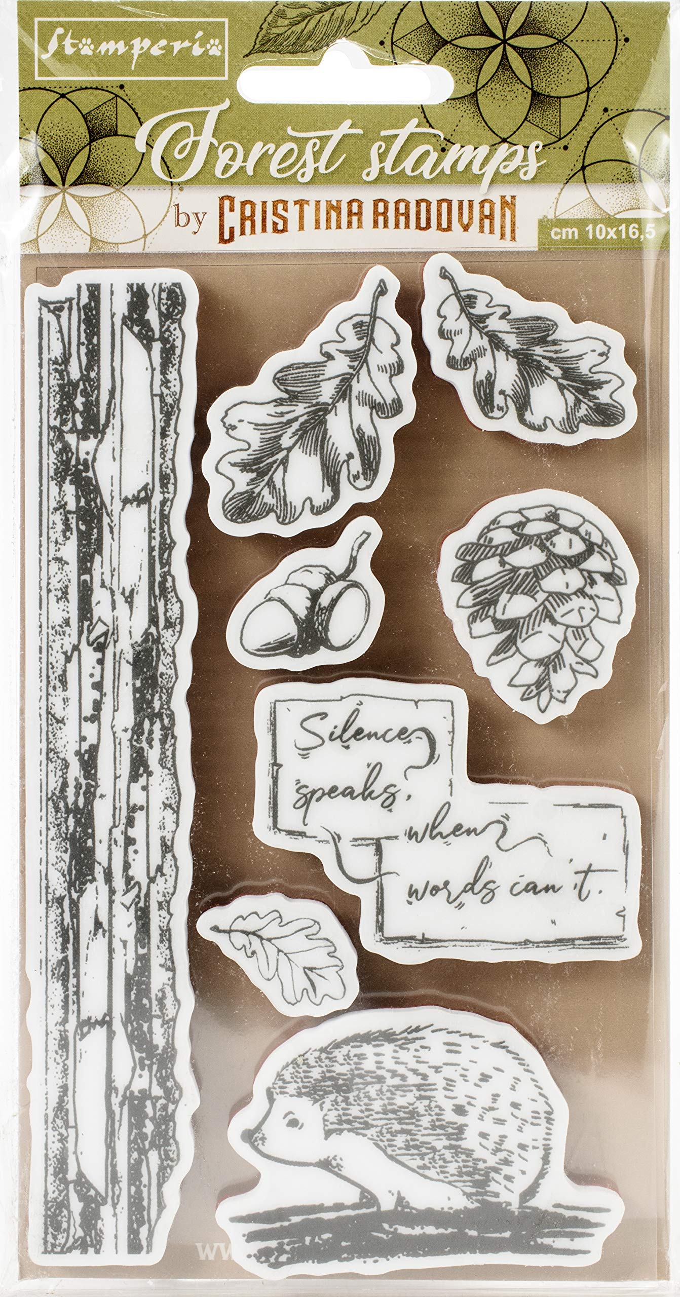 STAMPERIA INTERNATIONAL, KFT Cling Rubber Stamps Hedgehog, One Size