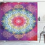 Ambesonne Mandala Shower Curtain, Arrangement with