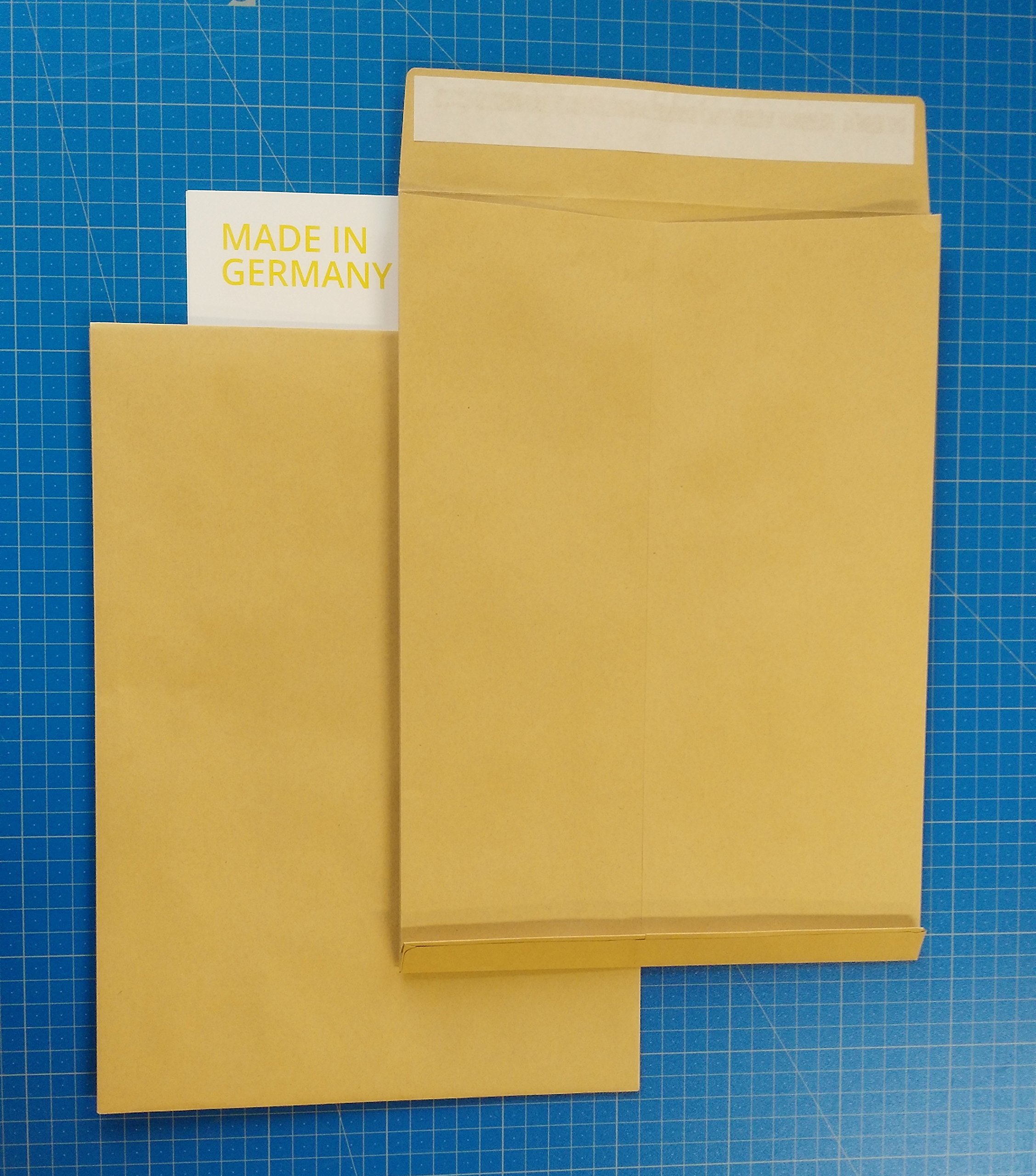 50 Mailing Envelopes C4 229x324x20 mm 120 g/m² Brown