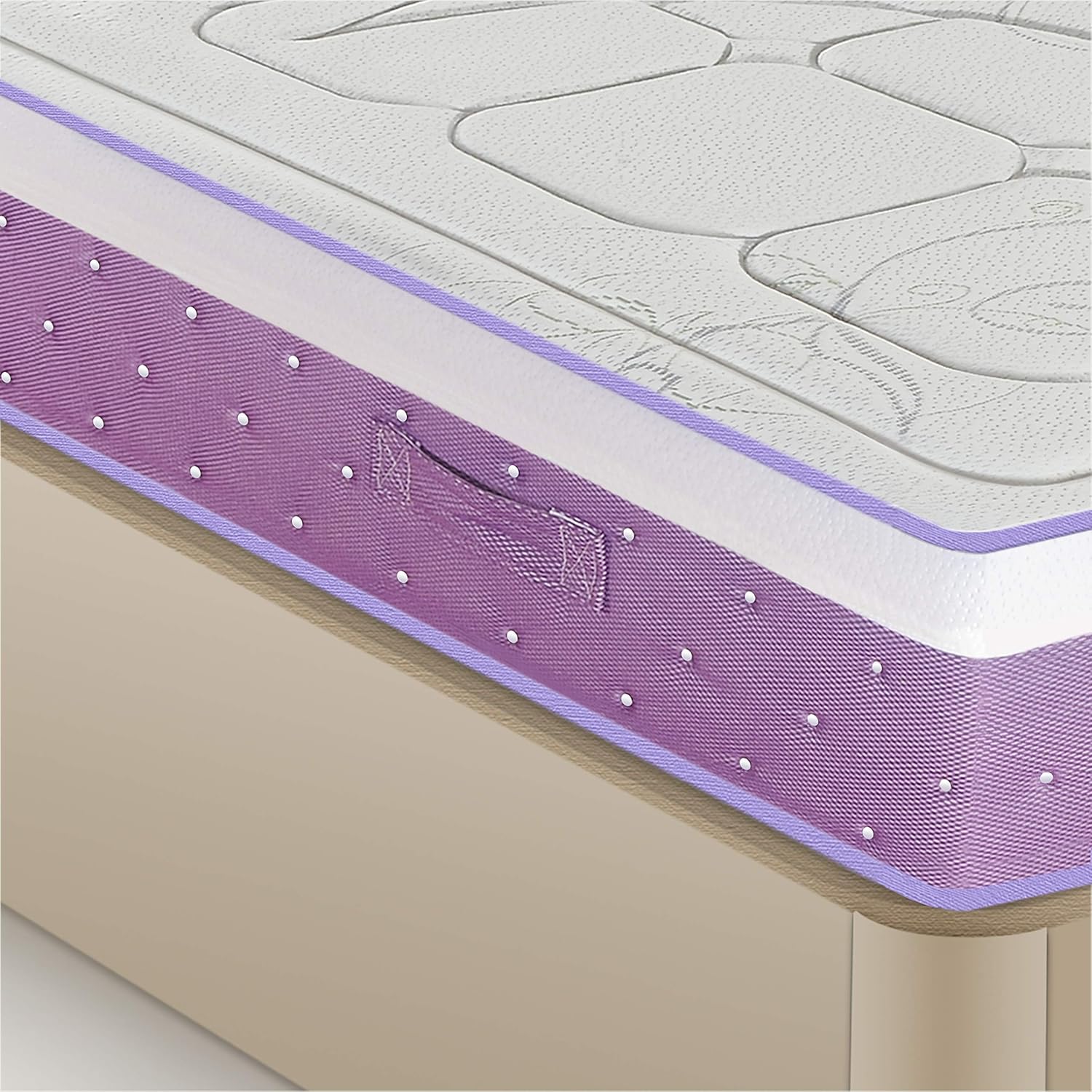 Tomate Dorado Colchón Muelles Ensacados Viscoelástico BAYSCENT ...