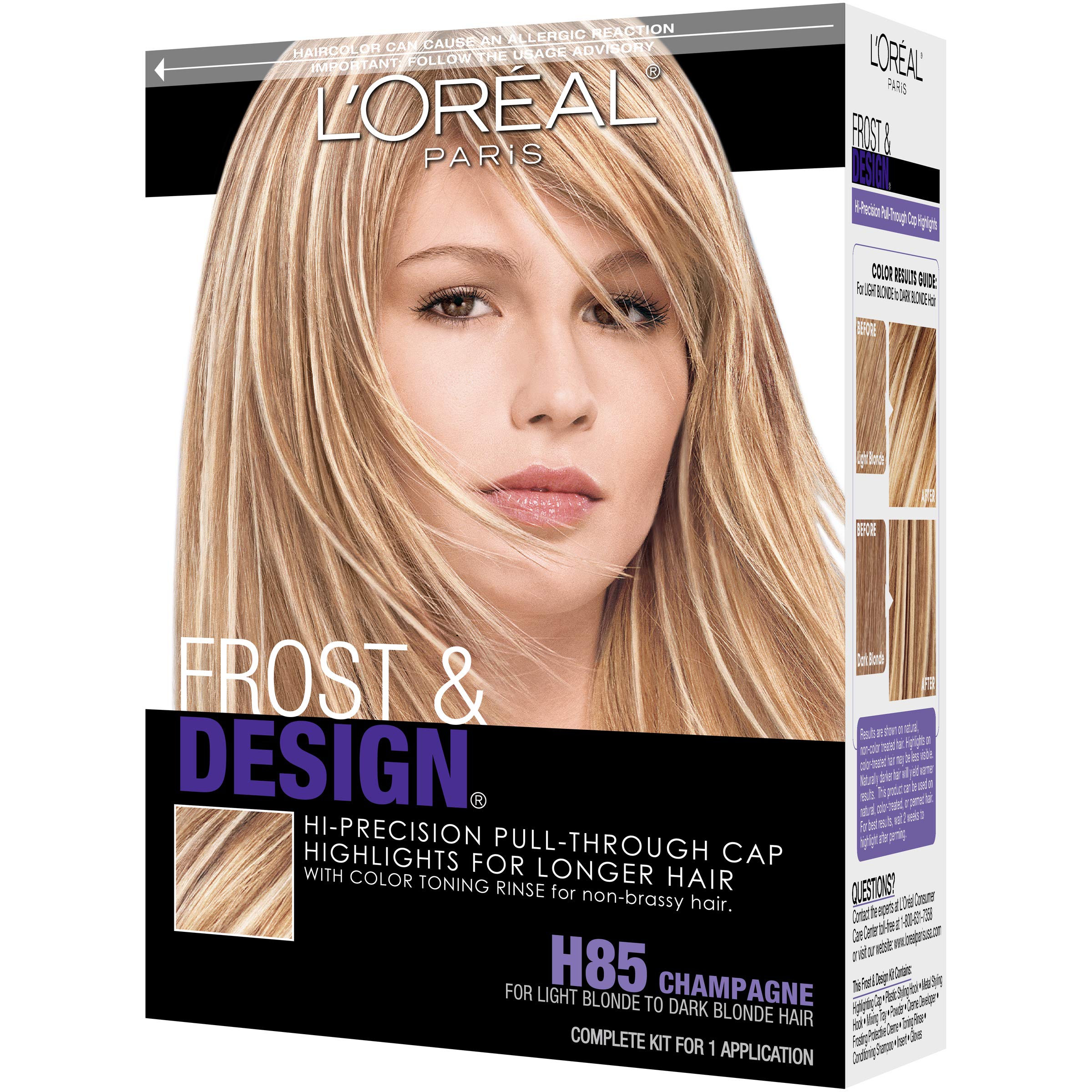 L Oreal Paris Frost And Design Pull Through Cap Highlights For