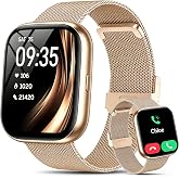 Smart Watch for Women with Alexa Built-in, 1.83" HD Touchscreen Fitness Tracker with Bluetooth Calls, Heart Rate/Sleep Monitor, 120+ Sports Fitness Watch, IP68 Waterproof Smartwatch for Android iOS