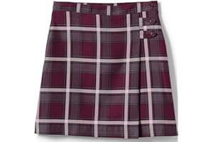 Lands' End School Uniform Girls Solid A-line Skirt Below The Knee