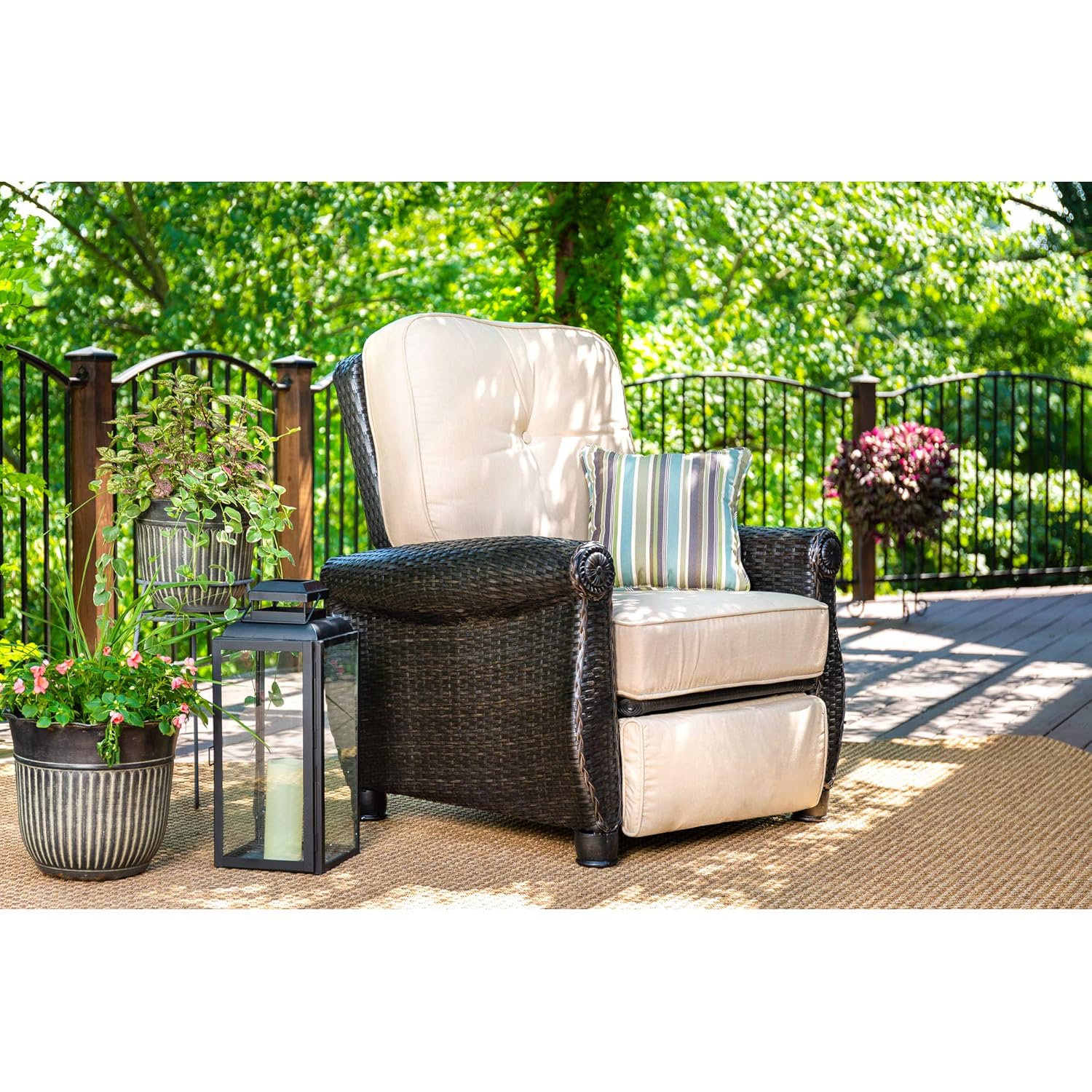 La Z Boy Outdoor Breckenridge 3 Piece Resin Wicker Patio Furniture
