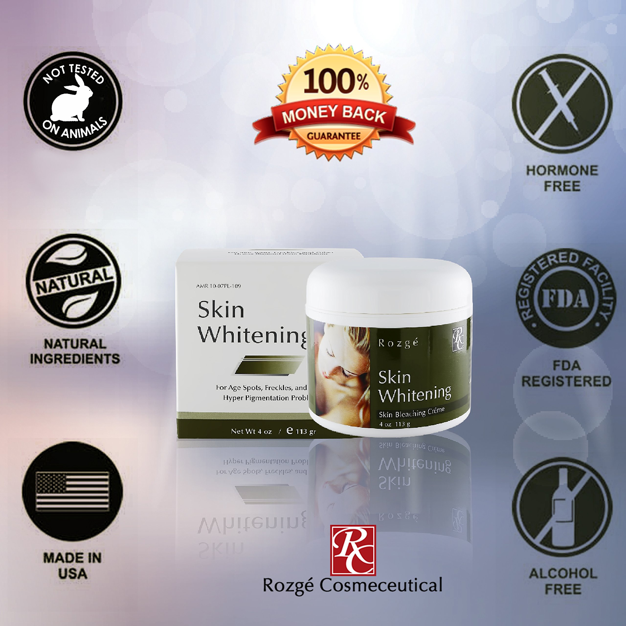 Skin Whitening Cream with 2 Hydroquinone Clinically Tested Skin