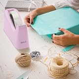 Rapesco 1487 500 Heavy Duty Tape Dispenser Candy Pink 2 Rolls 25mm view 8
