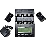 Opus BT-C2000-charger-set AC 100-240V Battery Charger Tester Analyzer NiMH NiCd AA AAA C D Cells, Wall Adapter 12 Volt Input Portable Option