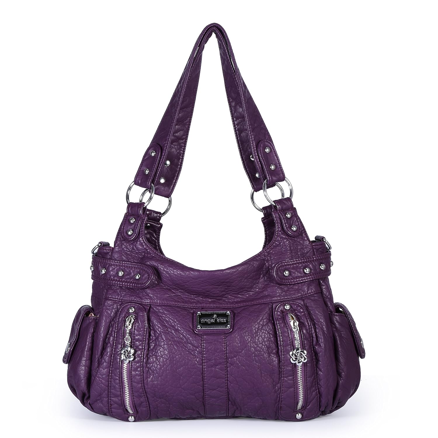 Buy angel kiss Women's Handbag (19244/2uspurple_Purple) at Amazon.in