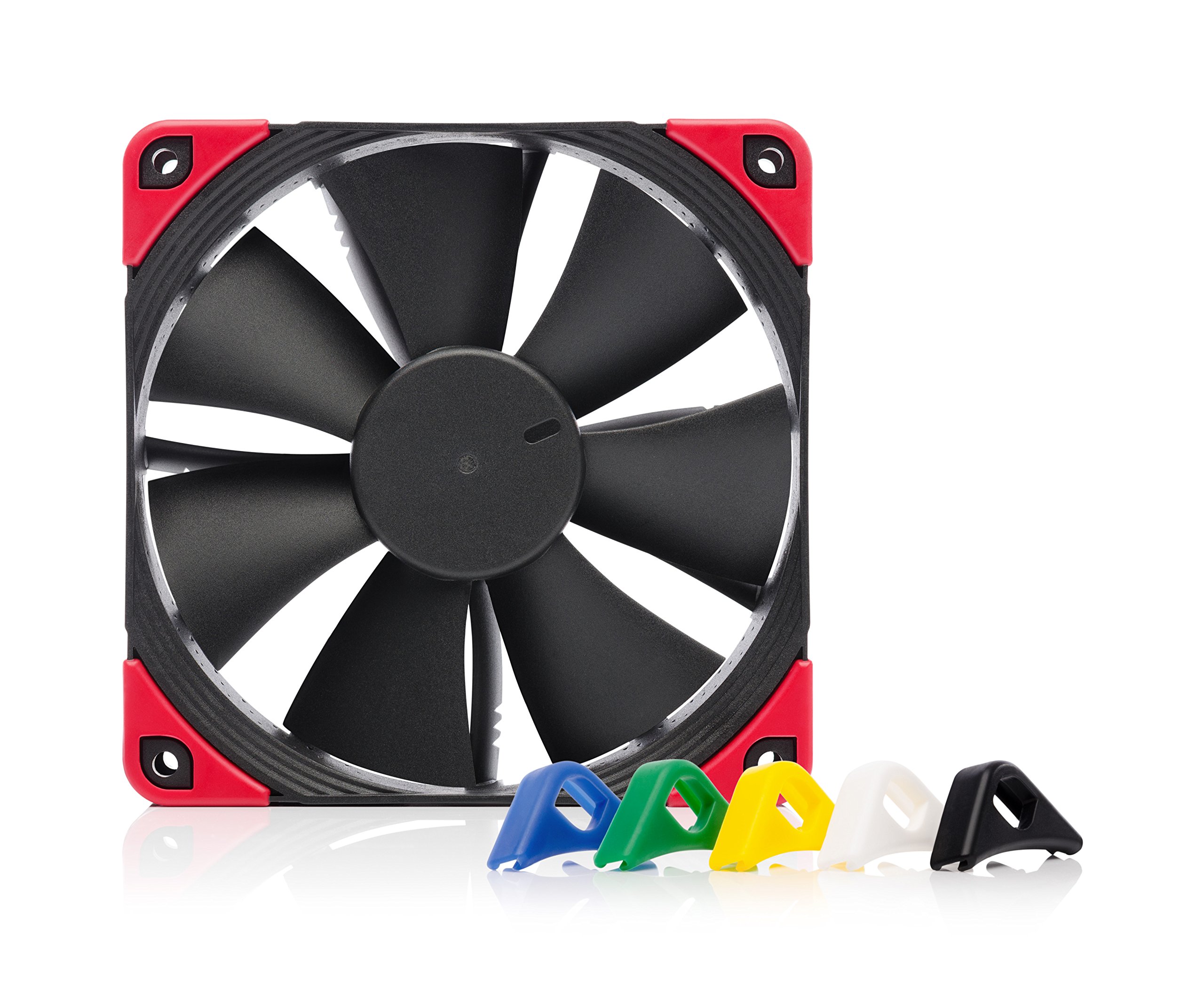 Photo 1 of Noctua NF-S12A PWM chromax.Black.swap, Premium Quiet Fan, 4-Pin (120mm, Black)