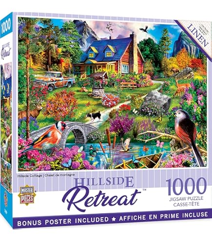 Amazon.com: MasterPieces 1000 Piece Jigsaw Puzzle for Adults