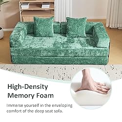 Convertible Sleeper Sofa Bed, Compression Folding