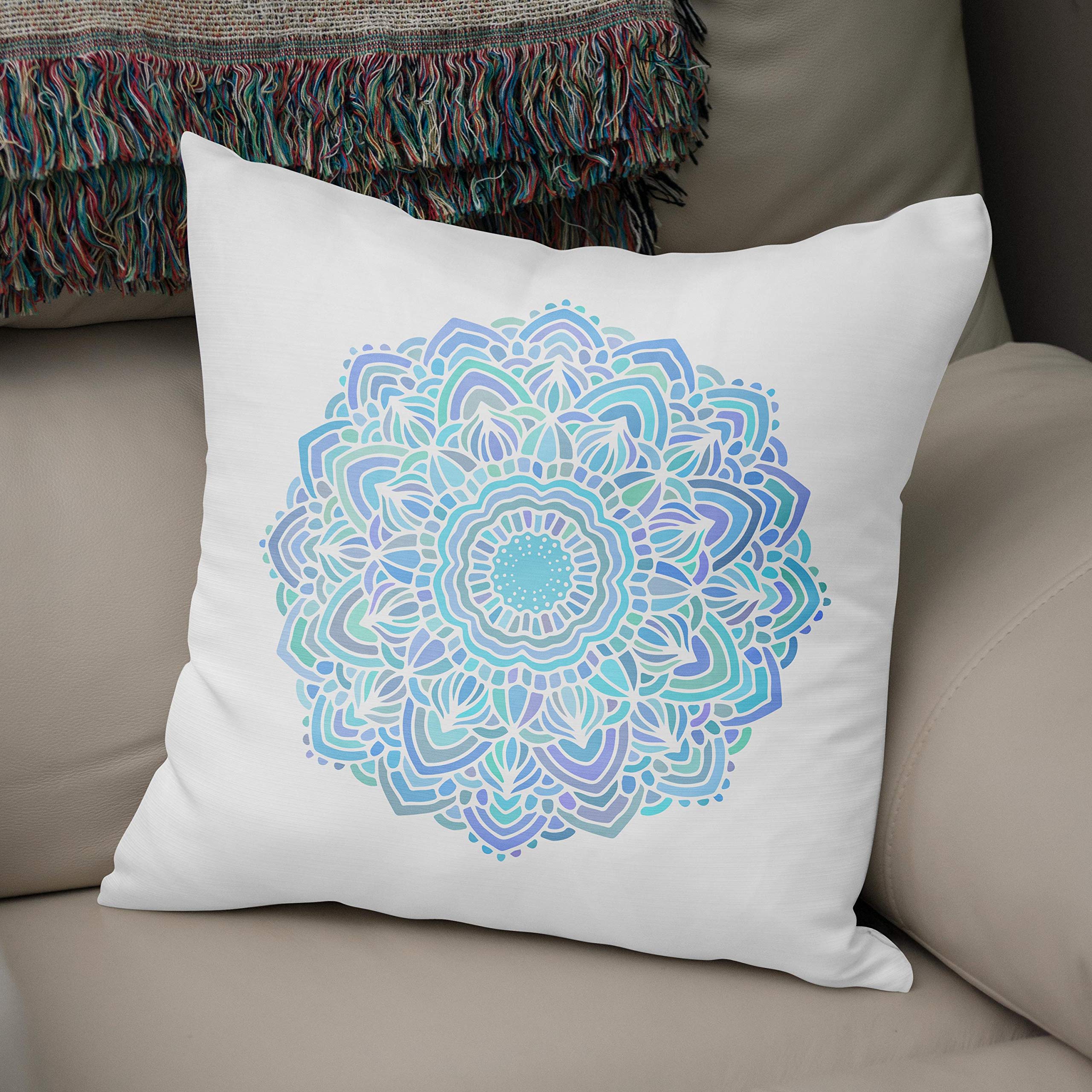 Bonamaison, Decorative Cushion Cover - 50% Cotton 50% Polyester - 43x43cm - Designed and Manufactured in Turkey