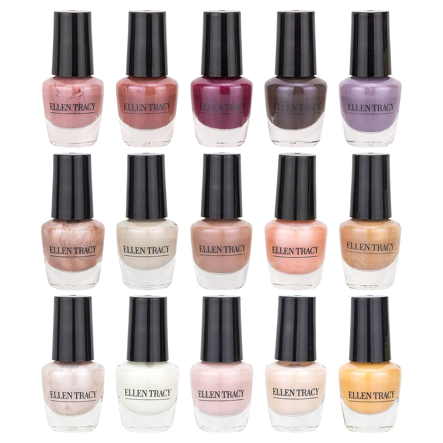 Amazon Com Ellen Tracy The Best Nudes Nail Polish Collection 15