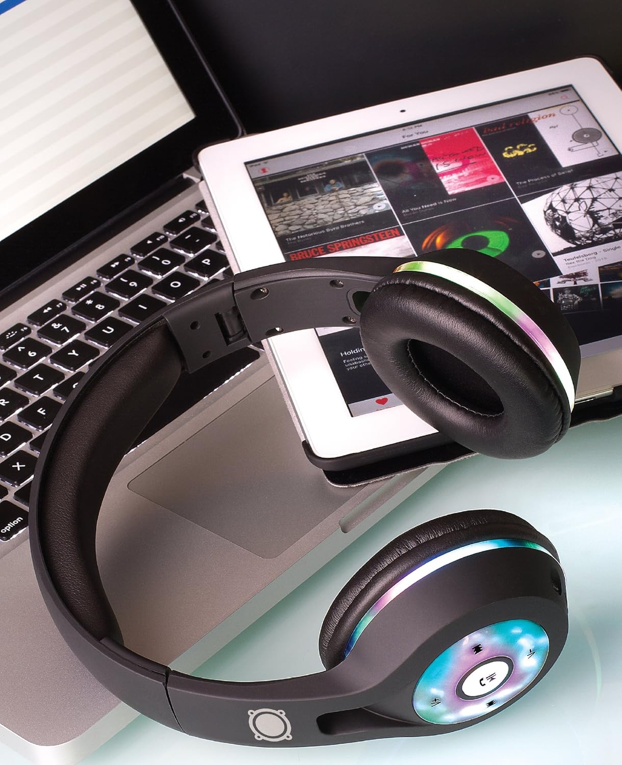 soundlogic light up bluetooth headphones