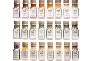 iSpice Starter Spice Set- Seasonings for Cooking - 24 Pack Starter Spice Gift Set | Silk Road