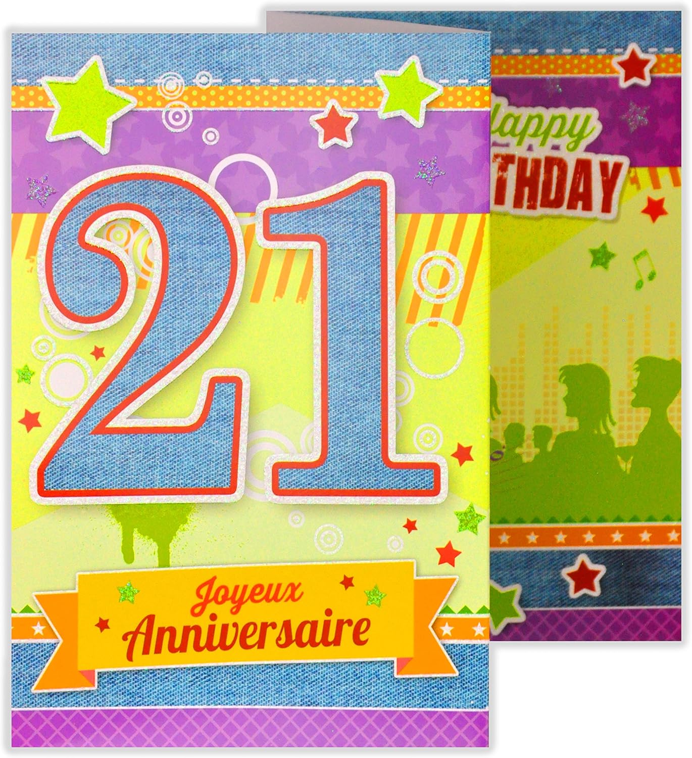 Afie 8139 A Carte 3 Volets Joyeux Anniversaire 65 Ans Cartes De Vœux Fournitures De Bureau Engelarcontainers Com Br