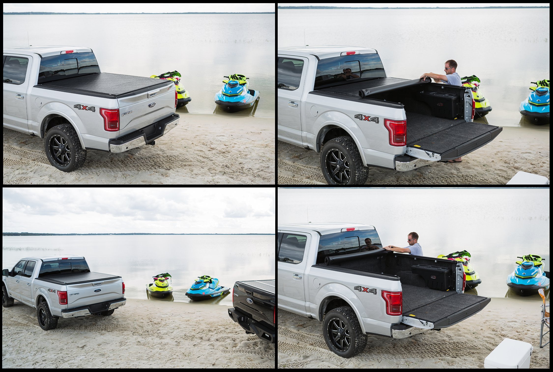 Gator ETX Soft Roll Up Truck Bed Tonneau Cover 53106 fits 0713 GM Silverado/Sierra, 5.8