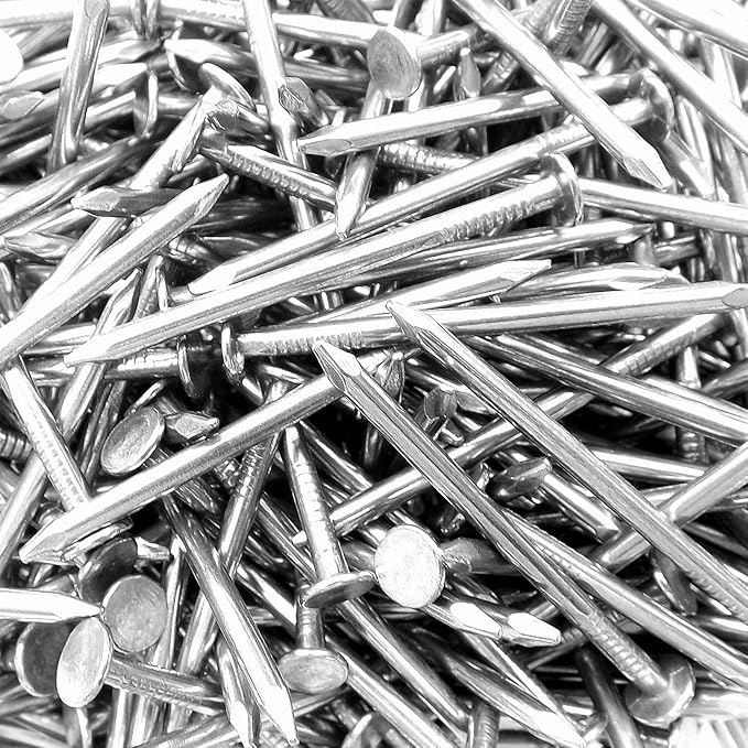 Bright Round Wire Nails 50mm x 2.65mm. 450g Pack . FREE UK STANDARD