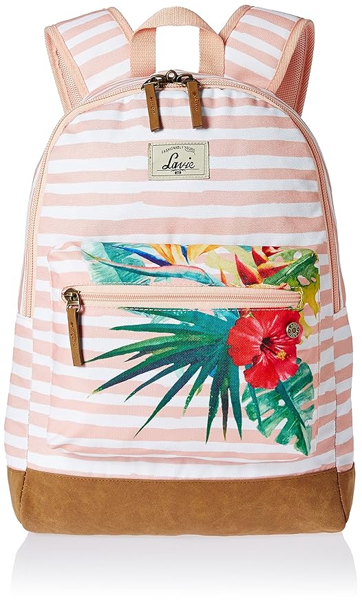 lavie school bags pink