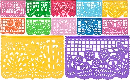 Amazon Com Plastic Medium Mexican Papel Picado Banner I Salio El
