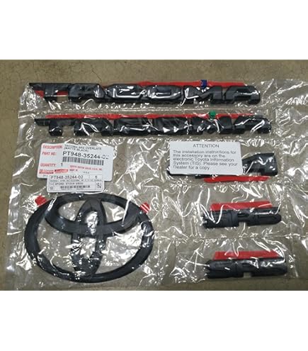 OVERLAY !! 2019 - 2024 TOYOTA RAV4 LE AWD Hybrid GLOSS BLACK OUT EMBLEM KIT - Foto 3