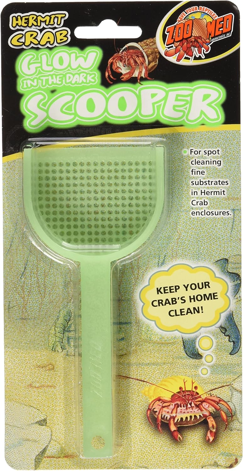 Zoo Med Hermit Crab Scooper - Glow-in-The-Dark