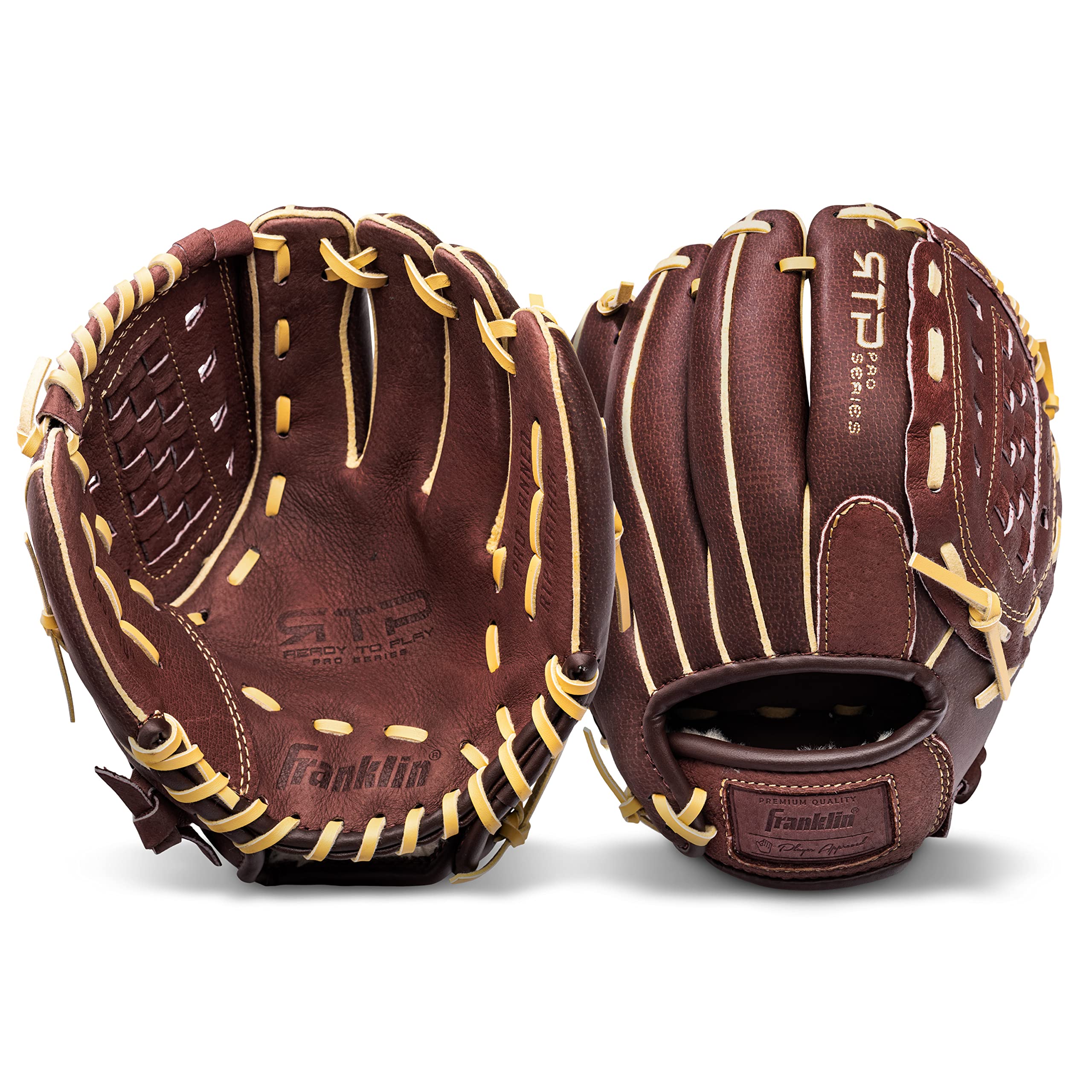 Franklin Sports Baseball Gloves - RTP Pro Baseball Fielding Glove - Infield, Outfield Gloves
