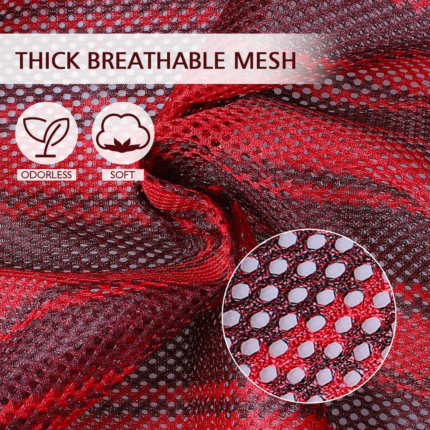 Daly Kate Mesh Equipment Bags,Durable Ball Bags Adjustable Shoulder Strap 24\