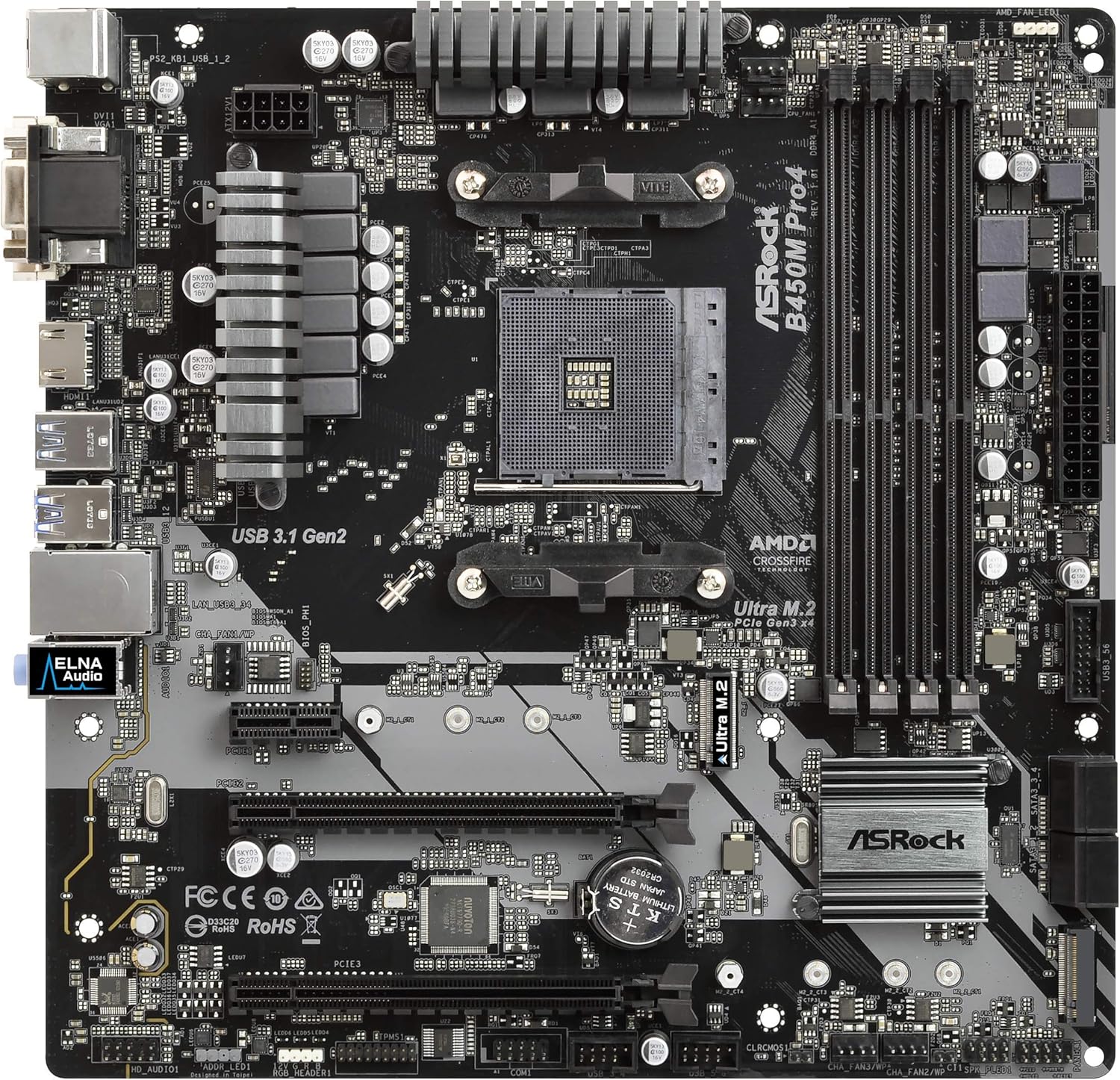 ASRock B450M Pro4