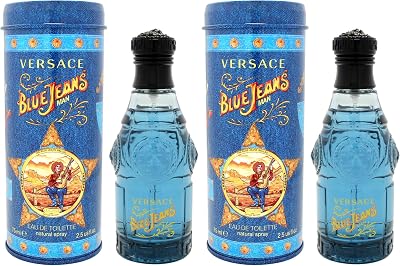 Versace Blue Jeans Eau De Toilette Men 75ml Pack of 2
