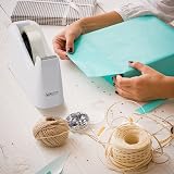 Rapesco 1486 500 Heavy Duty Tape Dispenser White with 2 Tape Rolls view 3