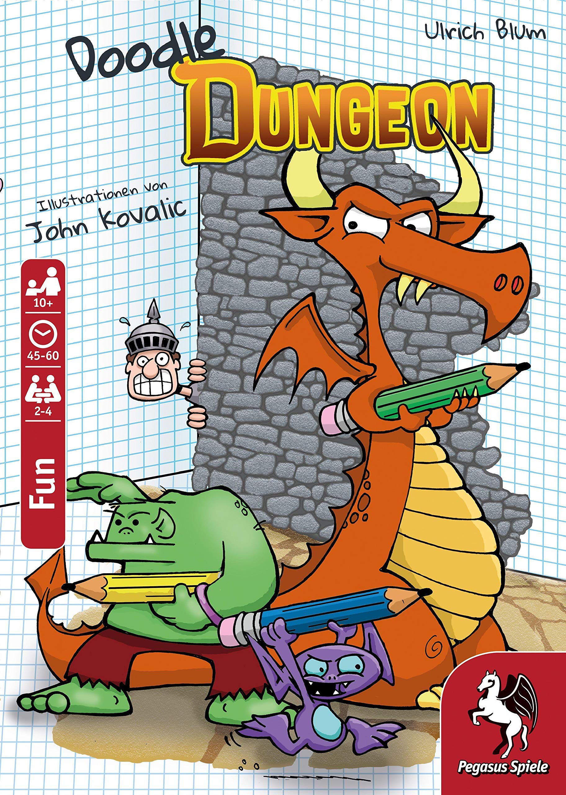 Pegasus Spiele 51846G - Doodle Dungeon (German Edition)