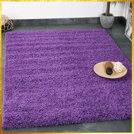 Vimoda Prime Shaggy Teppich Lila Hochflor Langflor Teppiche Modern