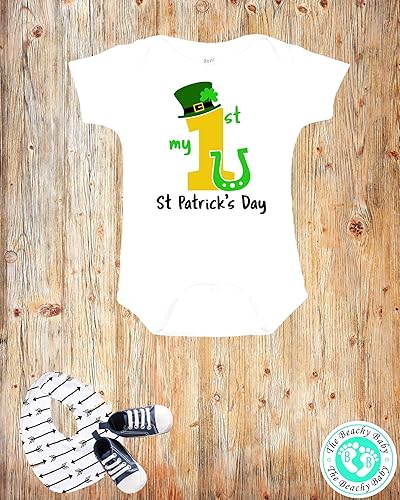 st patrick's day baby onesie
