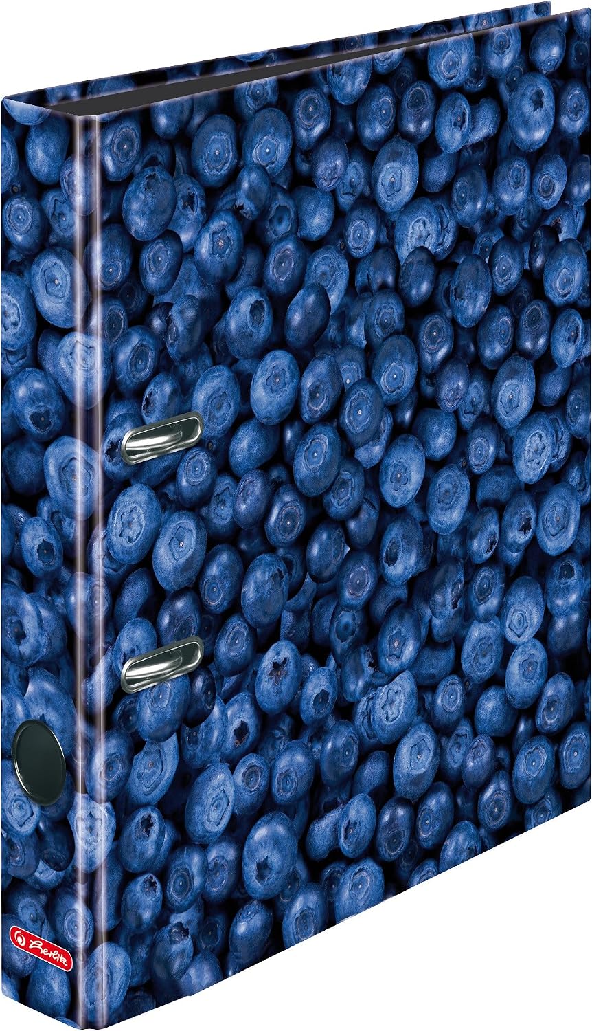 Herlitz A4 Max File Lever Arch File - Blueberry