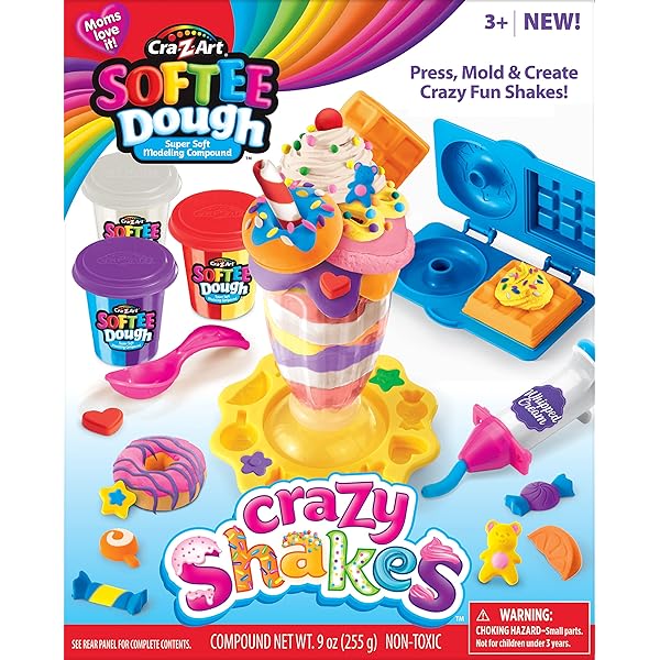 CraZArt Softee Air Dry Clay Set, Multicolor 10 Pack, Child Ages 3 and