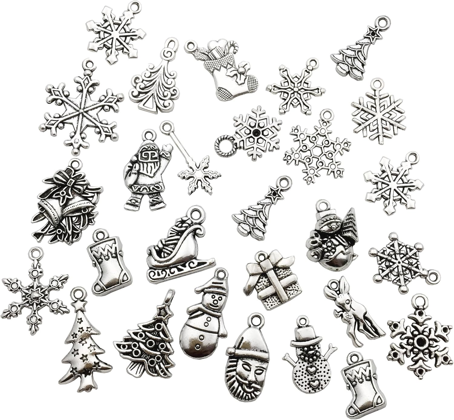 Download Amazon Com 75 Pcs Mixed Craft Supplies Christmas Tree Snowflakes Deer Bell Stocking Charms Pendants For Crafting Jewelry Findings Making Accessory For Diy Necklace Bracelet M041 Arts Crafts Sewing PSD Mockup Templates