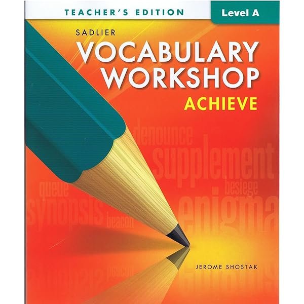 Vocabulary Workshop Achieve Level C Grade 8: Jerome Shostak