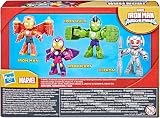 Marvel Iron Man and His Awesome Friends IRON ARMOR FIGURE PACK Red Gold view 3