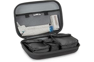 USA GEAR Case for Medical Thermometer - Thermometer Case for Temporal Scanner Thermometer, Infrared Thermometer, Ear Thermometer Compatible with Braun ThermoScan, Goodbaby, QQcute, Exergen and More