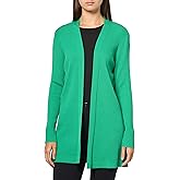 Jones New York Womens Long Sleeve Cardigan with Side Slits