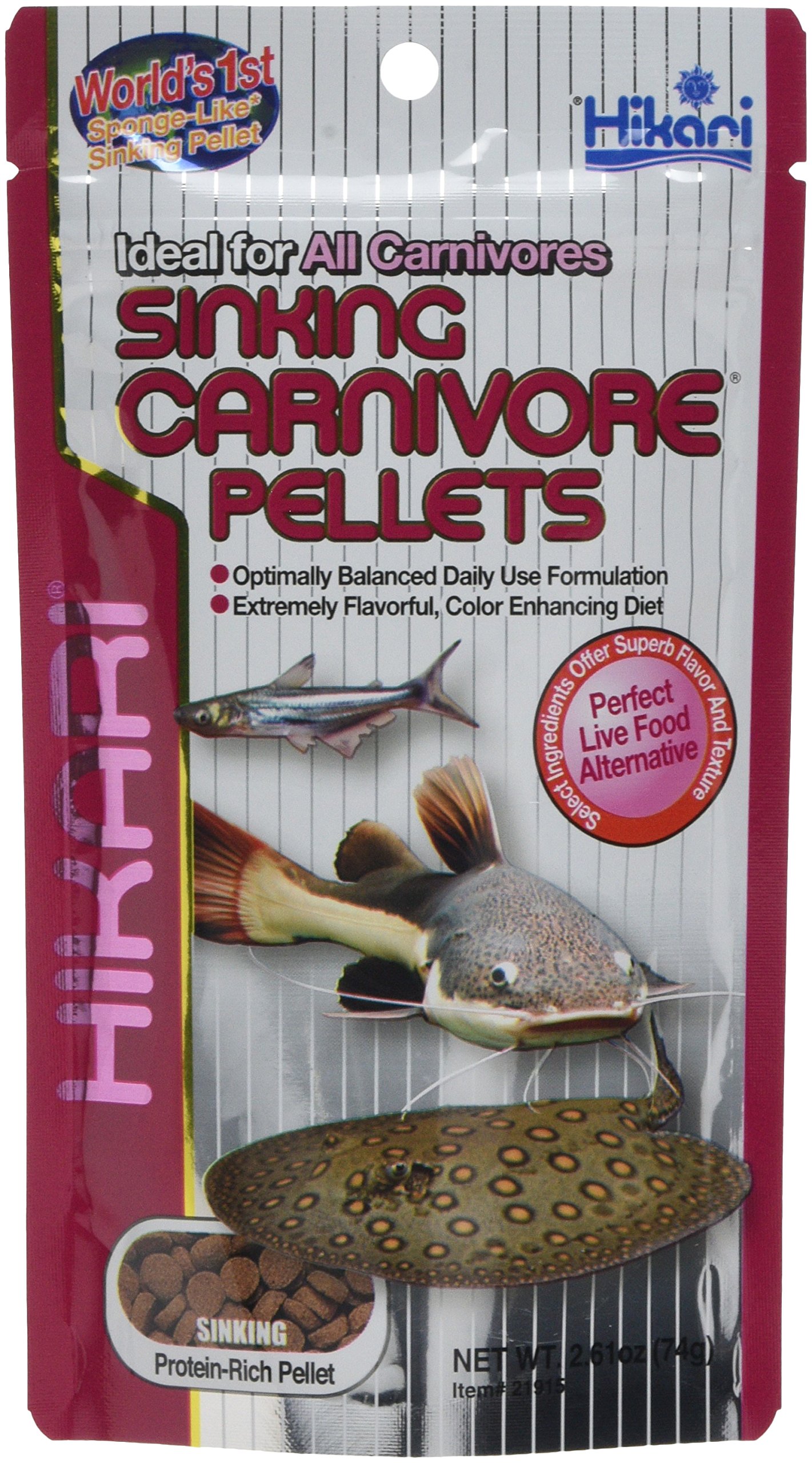 HIKARI Sinking Carnivore Pellets 74g *Pack of Two* - BUNDLE